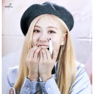 🙂 Rose роза, k-pop, певица, блондинка, айдол, женщина whatsapp sticker