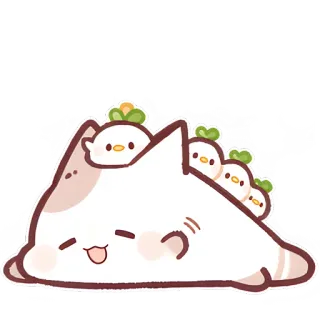 Котёнок Неккоро @Nyasticks whatsapp stickers