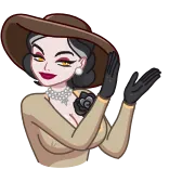 Lady Dimitrescu telegram stickers