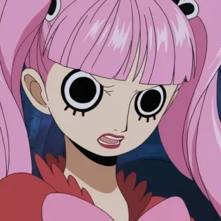 🐰 Perona One Piece Anime, One Piece, Perona, Personaggio, Carino, Principessa fantasma whatsapp sticker