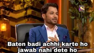 😢 Baten badi achhi karte ho jawab nahi dete ho indisches Fernsehen, indische Kultur, Hindi, Die Höhle der Löwen (Indien), indische Fernsehsendung telegram sticker