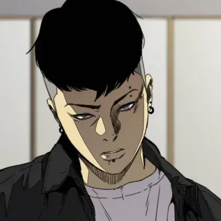 🍸 Anime, Personaggio, Ritratto, Arte whatsapp sticker