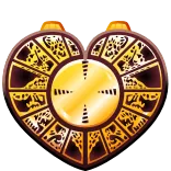 🖤 corazón, amor, antiguo, puzzle, diseño whatsapp sticker