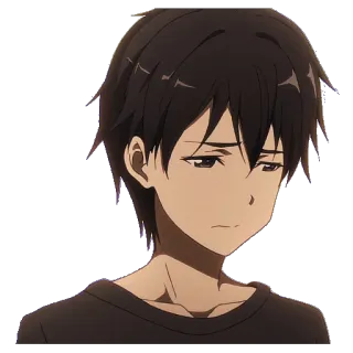 😿 anime, sad, character, portrait telegram sticker