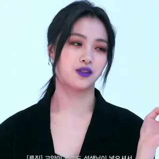 🪁 고양이 woman, person, makeup, portrait telegram sticker