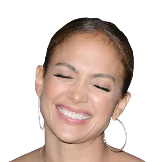☺️ Jennifer Lopez, JLo, actress, singer, celebrity, woman, portrait telegram sticker