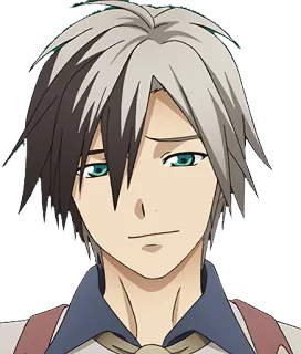 😅 Anime, Manga, Personaggio, Uomo, Ritratto, Arte, Illustrazione whatsapp sticker