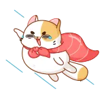 Sushi cat • @TgEmojis telegram emojis 🦸♂