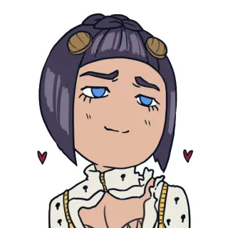 😊 Bruno Bucciarati JoJo's Bizarre Adventure Bruno Bucciarati, Jojo's Bizarre Adventure, Anime, Manga, Sticker, Corazón telegram sticker