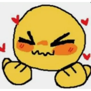 😀 Emoji, Corações, Fofo, Kawaii, Arte digital whatsapp sticker