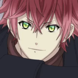 🥀 Anime, Manga, Capelli rossi, Occhi verdi, Personaggio, Ritratto telegram sticker