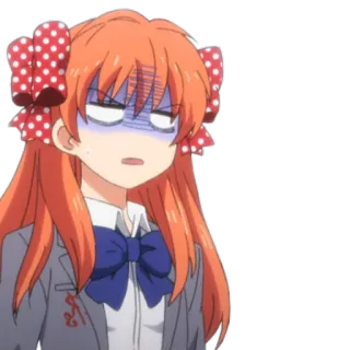 😠 Anime, Cô gái, khó chịu, Phim hoạt hình whatsapp sticker