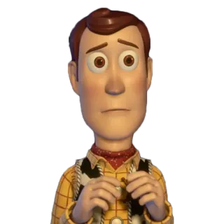 😔 Woody Toy Story Cartone animato, Triste, Toy Story, Sceriffo, Woody telegram sticker