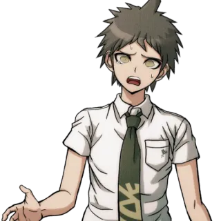 😫 Hajime Hinata Danganronpa anime, videogame, danganronpa, hajime hinata, preocupado, chocado whatsapp sticker