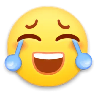 🤣 Emoji, Śmiech, Płacz, Szczęśliwy, Łzy, Radość telegram sticker