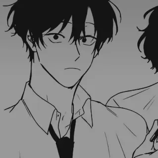 ⚓️ anime, manga, boy, portrait telegram sticker