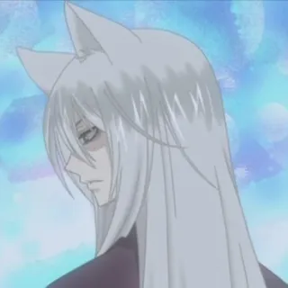 😒 Tomoe Kamisama Kiss 动漫, 狐狸, 耳朵, 兽耳, 漫画, 巴卫, 元气少女缘结神 telegram sticker