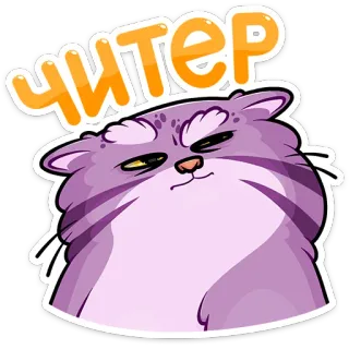 😒 Читер gato, adesivo, russo, expressão, trapaceiro, meme, engraçado telegram sticker