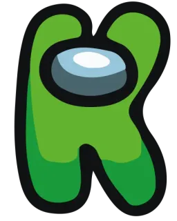 📖 Among Us among us, vert, personnage, jeu whatsapp sticker