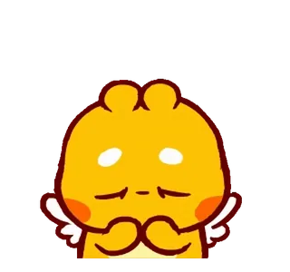 ๐บ imut, kuning, malaikat, kawaii, sayap, kartun telegram sticker