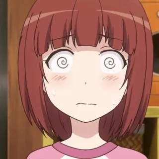 😱 Anime, Manga, verwirrt, schwindelig, Cartoon, geschockt telegram sticker