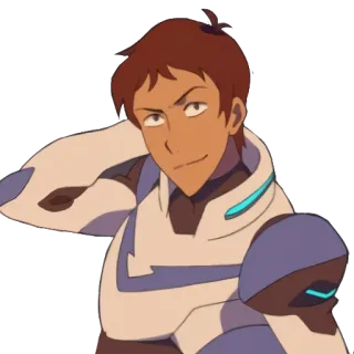 😼 Lance Voltron cartoon, animation, voltron, lance, space, paladin, fighter telegram sticker