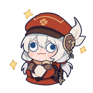 ⭐ Klee Genshin Impact Anime, Gioco, Genshin Impact, Klee, Carino telegram sticker