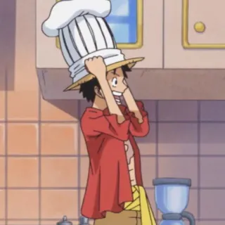 Monkey D Luffy by @iLUC1E whatsapp stickers
