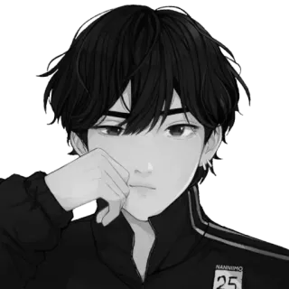 🪁 NANNIMO
25 เด็กผู้ชาย, อนิเมะ, ตัวละคร, ขาวดำ telegram sticker