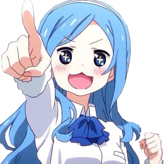 👌 Anime, Chica, Linda, Ilustración, Personaje, Pulgar arriba telegram sticker