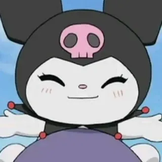 🌷 Kuromi คุโรมิ, ซานริโอ, น่ารัก, การ์ตูน, ตัวละคร telegram sticker