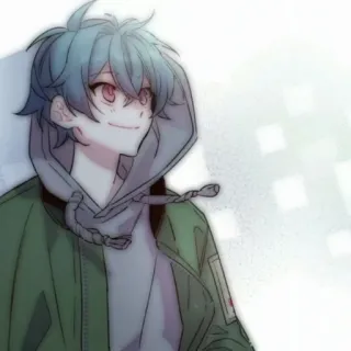 💬 Anime, Manga, Chico, Lindo, Personaje, Ilustración telegram sticker