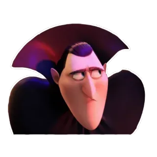 🤔 Dracula Hotel Transylvania vampire, hotel, cartoon, monster, dracula telegram sticker
