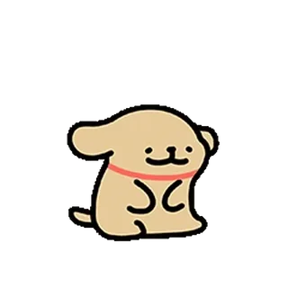 😊 dog, cartoon, pet, animal, cute, puppy telegram sticker