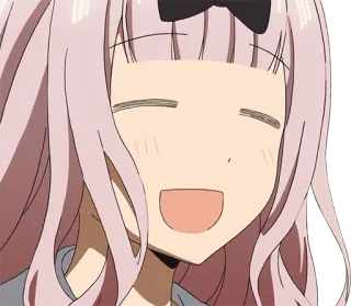 😄 Chika Fujiwara Kaguya-sama: Love Is War chika, fujiwara, kaguya-sama, anime, manga, süß, glücklich telegram sticker