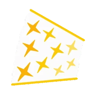 ✨ stars, yellow, sticker, geometric telegram sticker