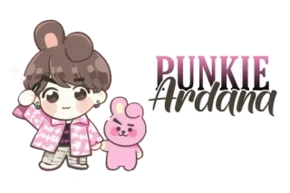 〰 PUNKIE Ardana telegram sticker