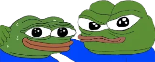 👬 Pepe the Frog pepe, rana, meme, internet, personaje telegram sticker
