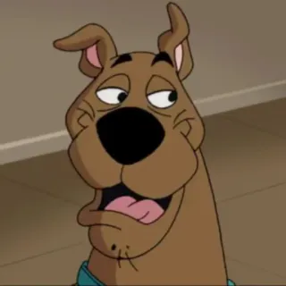 🤤 Scooby-Doo dog, cartoon, Scooby-Doo, animation, character telegram sticker