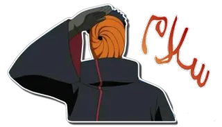 ✋ Tobi Naruto Ok anime, manga, naruto, tobi, character, sticker telegram sticker