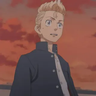 😳 animé, personnage, garçon telegram sticker