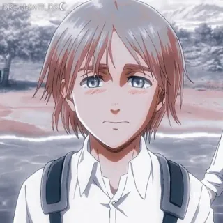 ❤️ Armin Arlert Attack on Titan Anime, Personaje, Ilustración, Manga telegram sticker