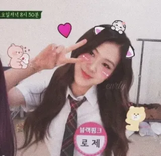🌸 Rosé Blackpink 블랙핑크
로제 K-pop, Rosé, Blackpink, coreano, idol, carino whatsapp sticker