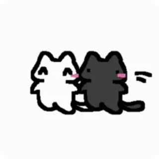💝 cat, cats, cute, kawaii, animals, cartoon, pet, kitten telegram sticker