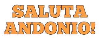 👋 Antonio SALUTA ANTONIO! greeting, Italian, name, Antonio telegram sticker