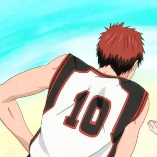 🥢 Anime, Pallacanestro, Kuroko no Basket, Sport, Numero 10 telegram sticker