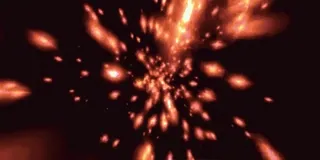 🌌 огонь, искры, абстракция, фон telegram sticker