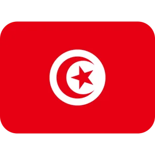 🇹🇳 Túnez, bandera, nación, país, África del Norte telegram sticker