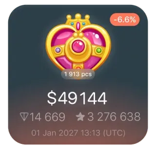 💛 -6.6%
0
1913 pcs
$49144
14 6693 276 638
01 Jan 2027 13:13 (UTC) telegram sticker