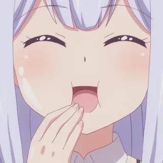 🙈 Anime, Dziewczyna, Słodkie, Kreskówka, Manga telegram sticker